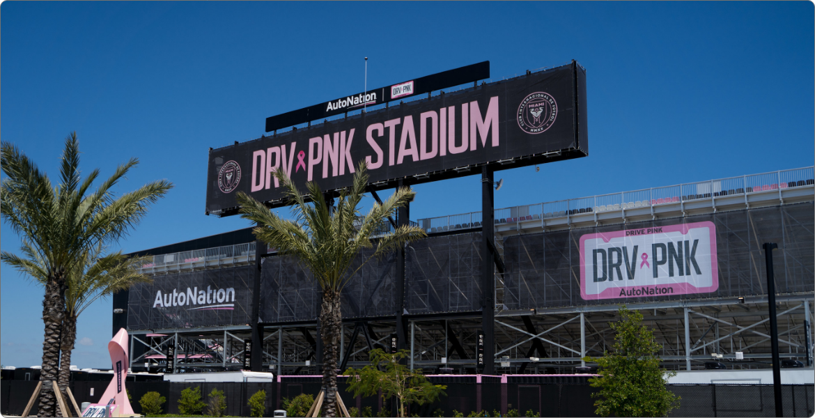 Drive pink stadium